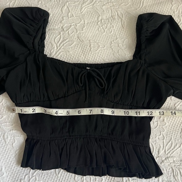 Women's Long Sleeve Crop Top - Picture 5 of 5